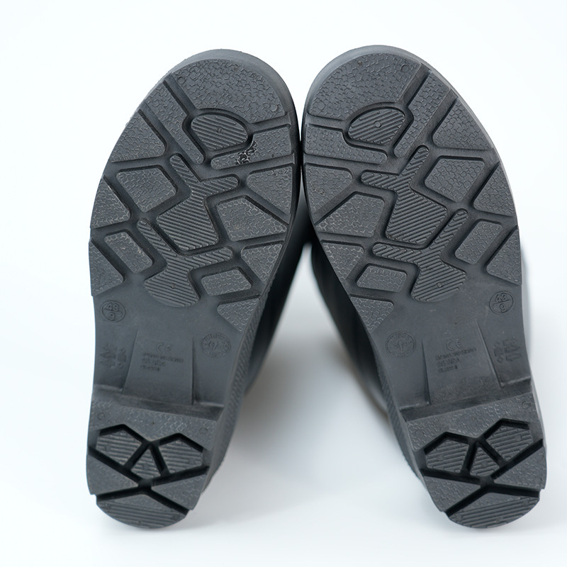 Cizme de ploaie din PVC, înalte, cu vârf din oțel, anti-perforație și rezistență la abraziune, unisex