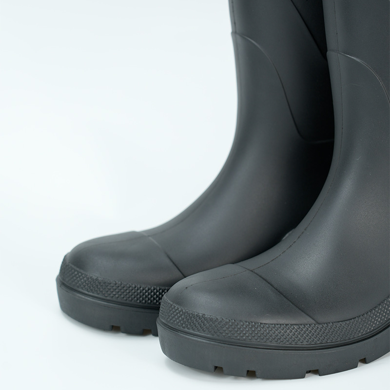 Cizme de ploaie din PVC, înalte, cu vârf din oțel, anti-perforație și rezistență la abraziune, unisex