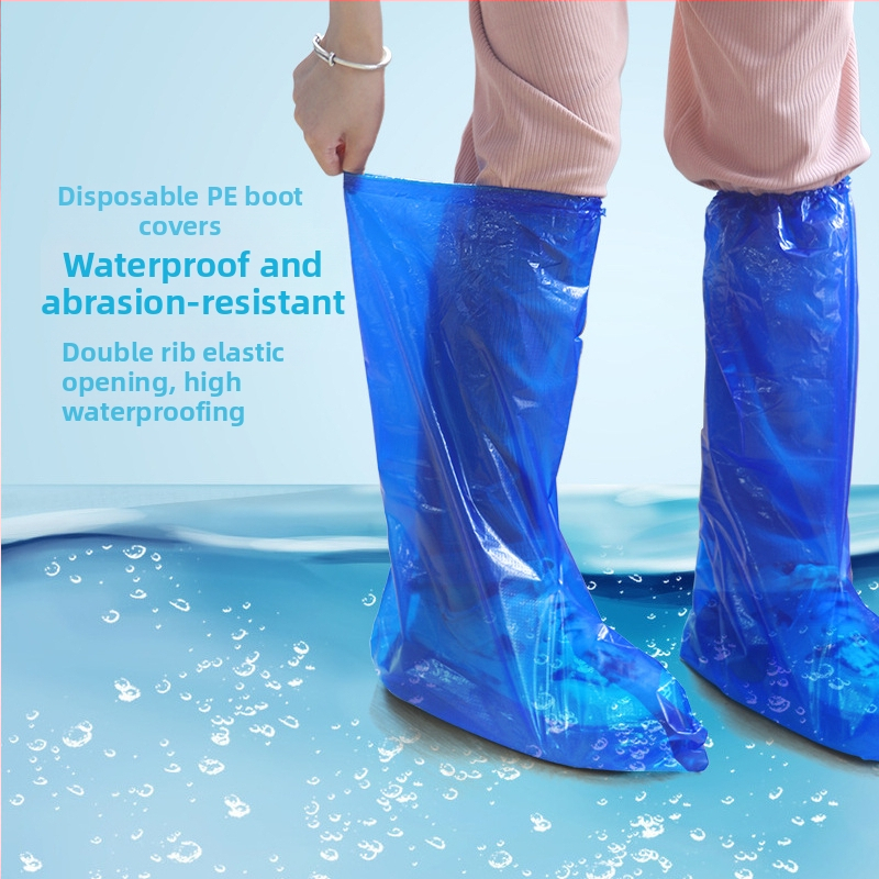 Jednokratne debeli vodootporni navlake za cipele za farmu, izolacija, antifouling, za vanjsku upotrebu od PE plastike