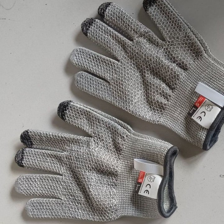 CHAOBODA rukavice od jacquard uzorka, otpornost na rezanje razina 5, otporne na habanje, kuhinjske rukavice za prehrambenu industriju, kompatibilne s dodirnim zaslonom