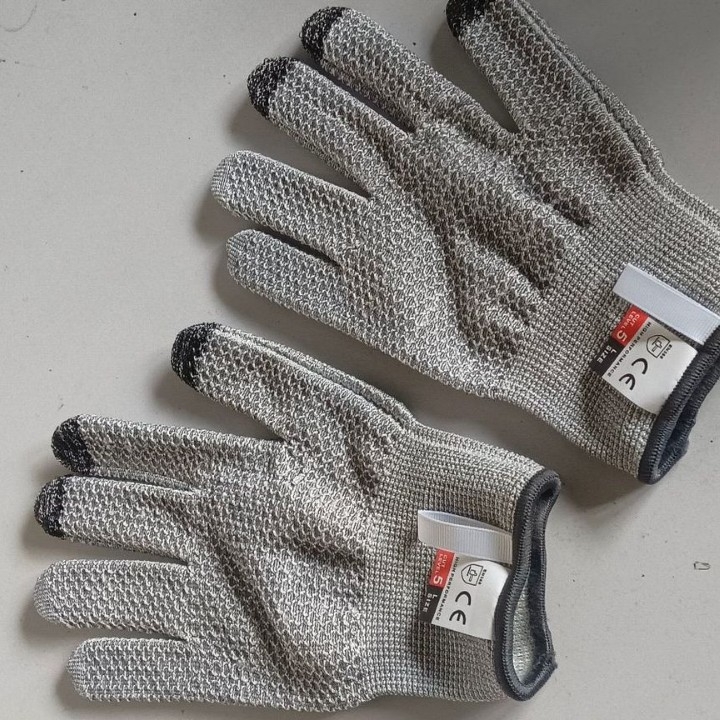 CHAOBODA rukavice od jacquard uzorka, otpornost na rezanje razina 5, otporne na habanje, kuhinjske rukavice za prehrambenu industriju, kompatibilne s dodirnim zaslonom
