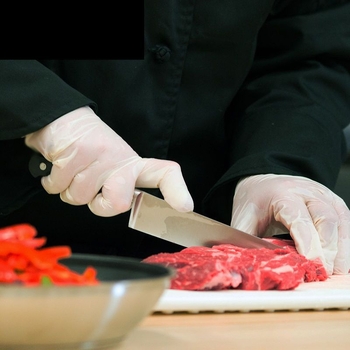 Shirui Jednokratne rukavice od lateksa, debele, za stomatologiju, laboratorij, kozmetiku i preradu hrane