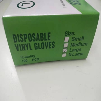 Jade Hand jednokratne rukavice za inspekciju od latexa PVC, 100 kom/kutija, 1000 kom/karton