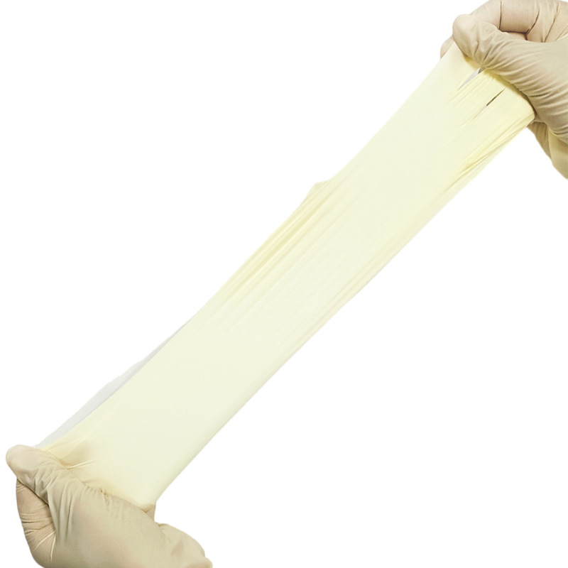Jednokratne latex rukavice s mat završnom površinom, protuklizne, zaštita na radu, za elektroniku, poluvodiče i catering