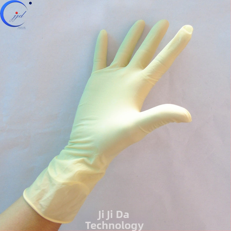 Jiajida latexové rukavice, 9 palcov, Trieda A, bez prachu, antistatické, jednorazové, hladký povrch, 5,8 g