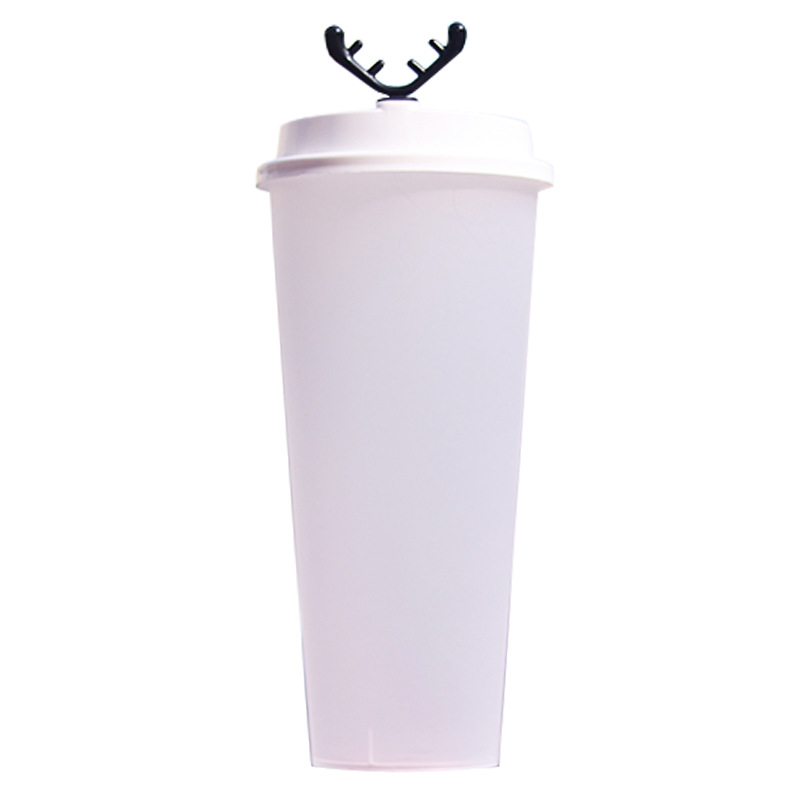 Jednokratna PP čaša za mliječni čaj, promjer 90 mm, kapacitet 370–700 ml, prilagođeni logotip, poklopac injekcijski oblikovan