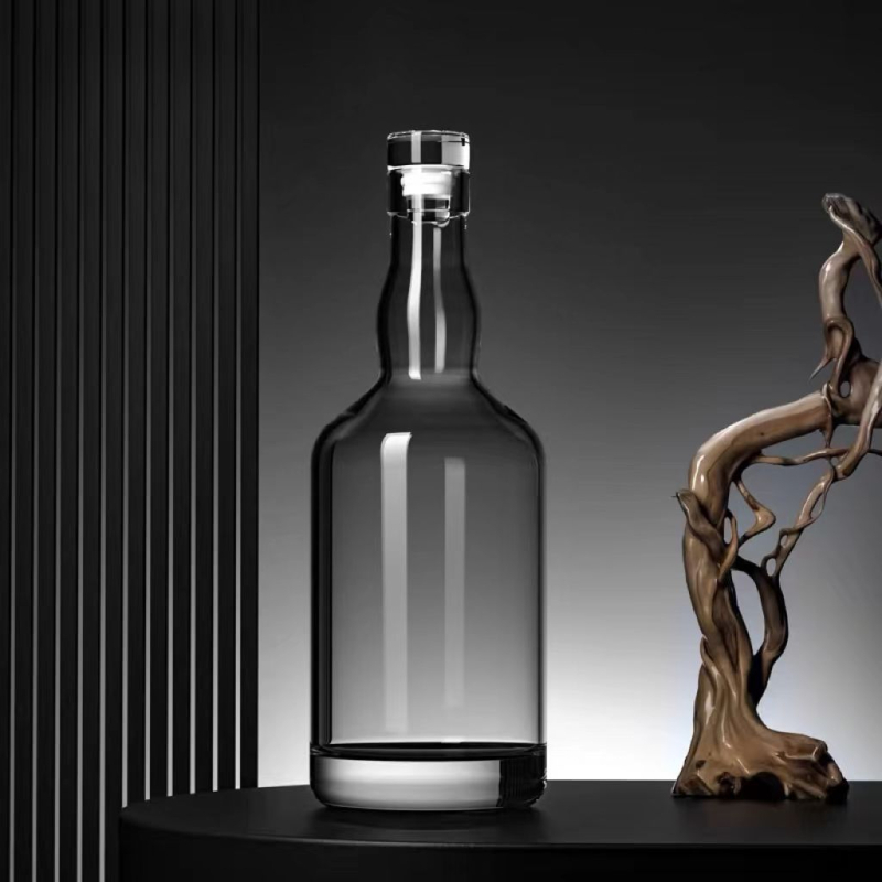 500 ml üres üveg italokhoz és borhoz – prémium, átlátszó kivitel