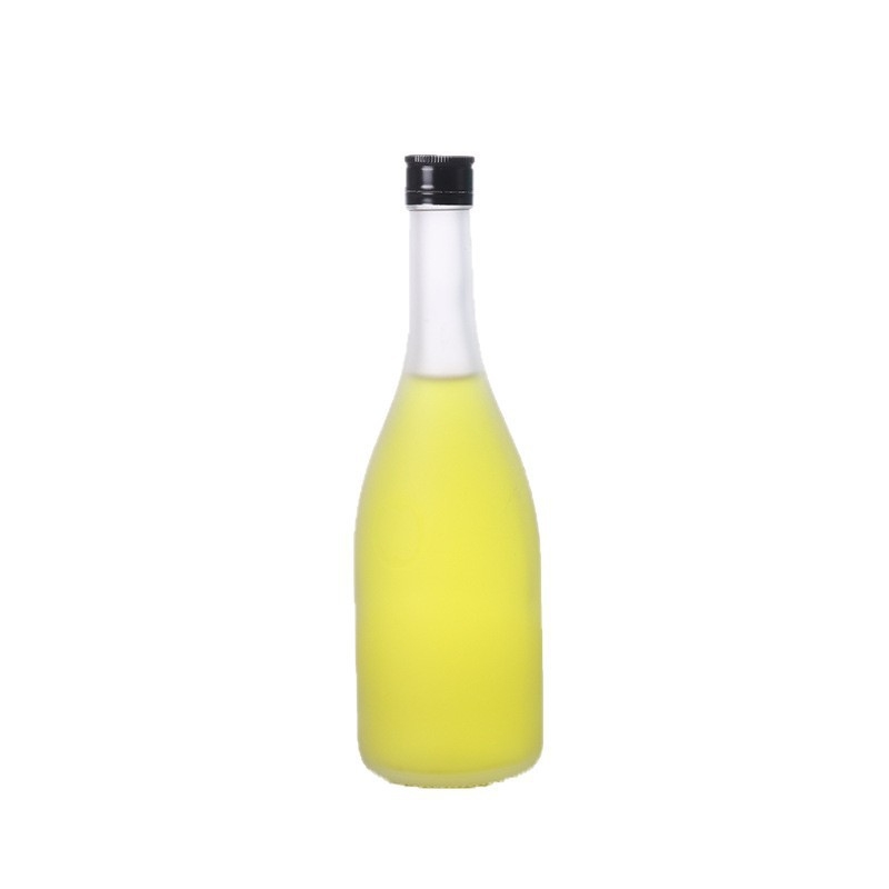 Staklene boce za voće vino, kreativne prozirne matirane boce za sake i žuto vino, boce za rižno vino i napitke