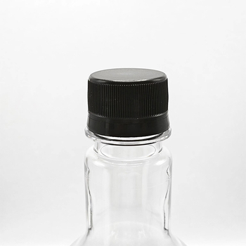 Élelmiszerbiztonságos, vastag, átlátszó PET-palack, 750 ml, kerek, üres borosüveg