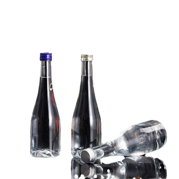 Prozirne staklene boce za alkohol, sok od breze, napitke, voćna vina i mineralnu vodu