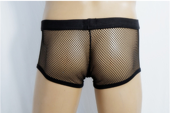 Nova seksi premium muške prozirne mrežaste bokserice