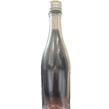 Стъклена бутилка за ликьор, прозрачна, 500 ml, опаковка 0,5 kg, за домашно бутилиране на ликьор