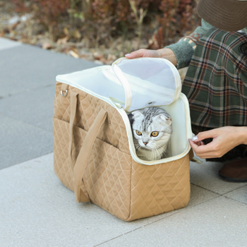 Moorpet torba za mačke za izlaske — prijenosna torba za rame i crossbody, topla i lagana
