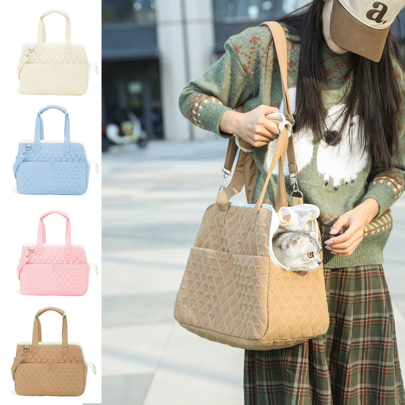 Moorpet torba za mačke za izlaske — prijenosna torba za rame i crossbody, topla i lagana