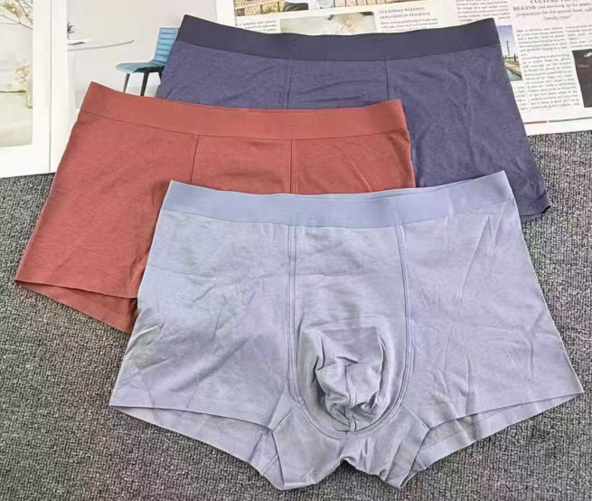 Muške bokserice od modala s antibakterijskom mrežicom, bez šavova, prozračne boxer briefs