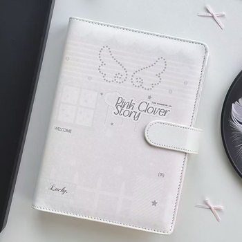 Kožni A5 kartični album s četiri pretinca za Polaroid fotografije
