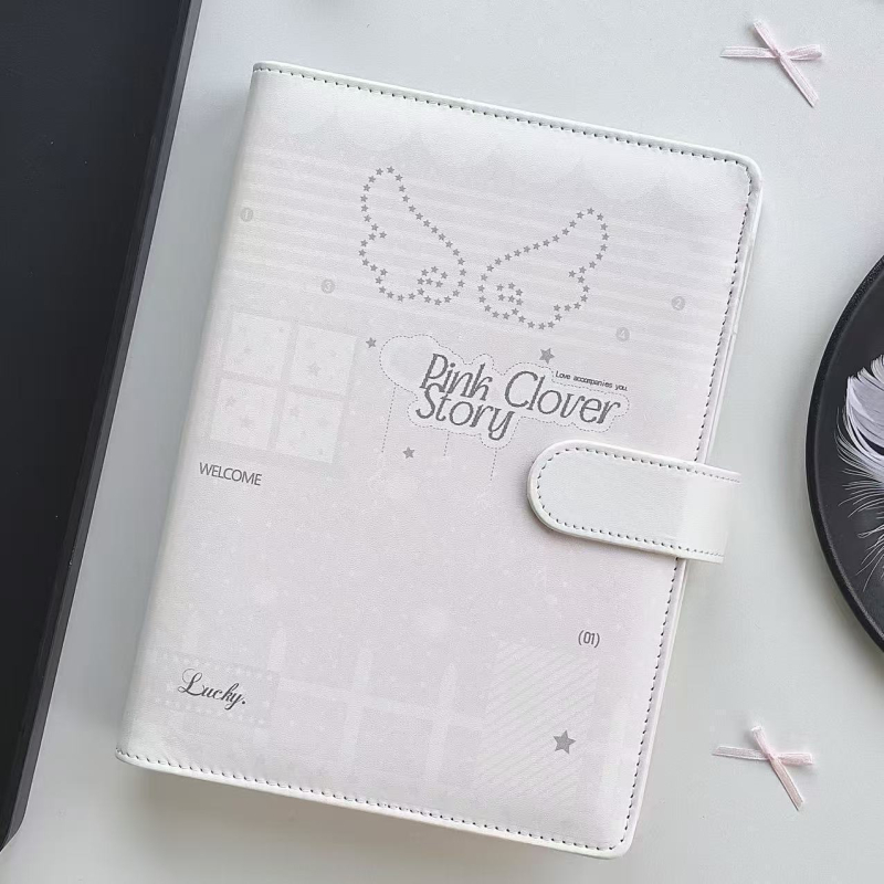 Kožni A5 kartični album s četiri pretinca za Polaroid fotografije