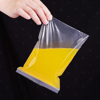 Prozirne PE samouzavare vrećice, deblje, vodootporne, plastične vrećice za hranu s otiskom, dostupne u različitim veličinama.