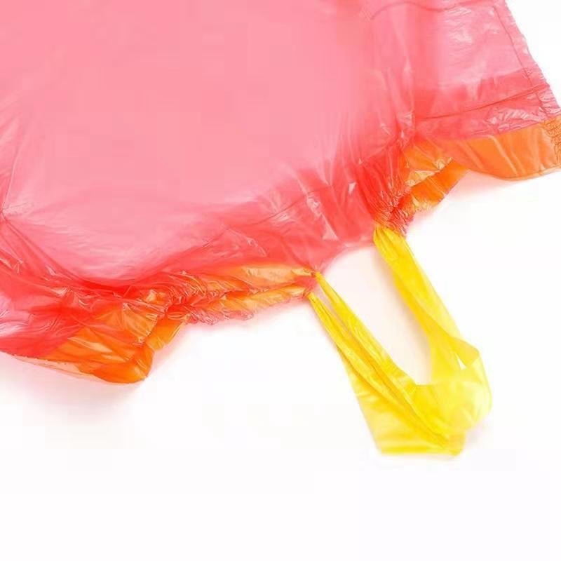 Sac de gunoi cu șnur, extra-large, îngroșat, cu mâner, din plastic