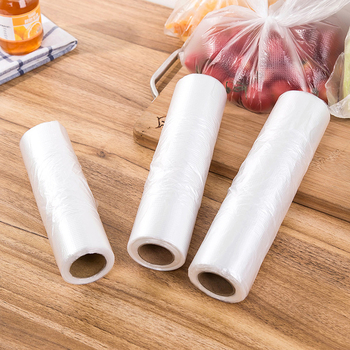 Saci de depozitare a alimentelor în stil vestă, saci pe rolă cu deschidere ruptă, mari, medii și mici, pungi pentru fructe