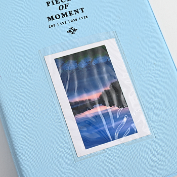 Album foto Polaroid de 3 inch cu pagini detașabile, capacitate mare pentru carduri, stocare fotografii și fotografii de identitate