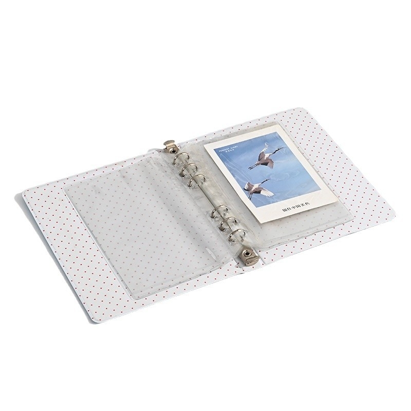 Album foto Polaroid de 3 inch cu pagini detașabile, capacitate mare pentru carduri, stocare fotografii și fotografii de identitate