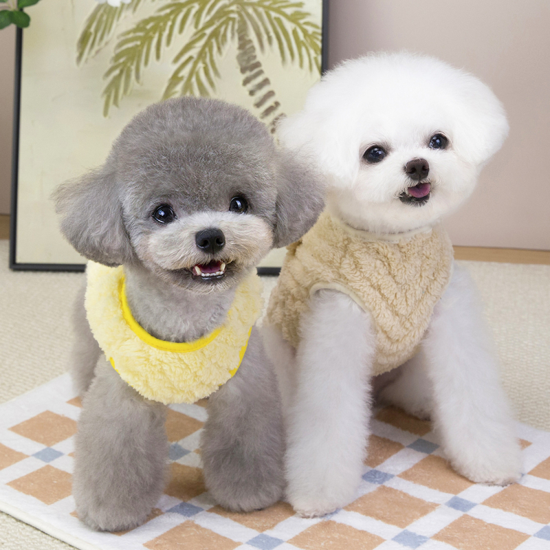 Zimska flis jakna za male pse, Teddy/Bichon stil