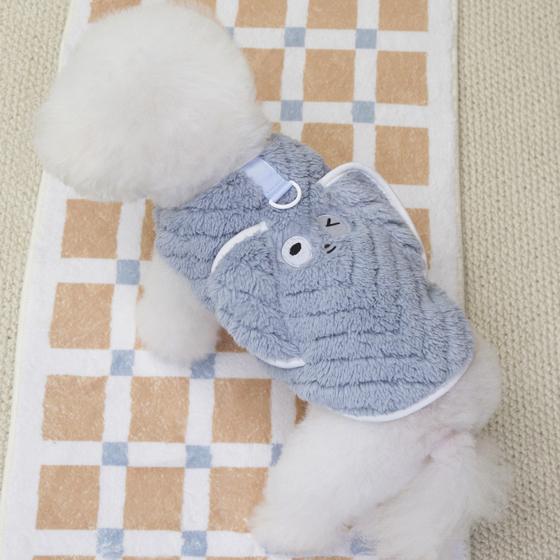 Zimska flis jakna za male pse, Teddy/Bichon stil