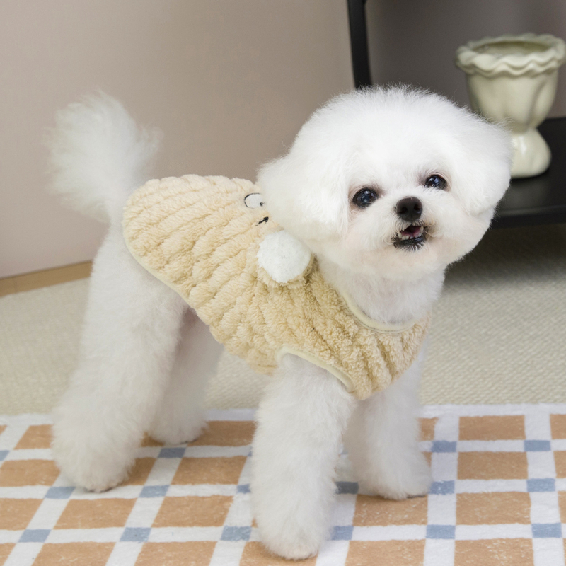 Zimska flis jakna za male pse, Teddy/Bichon stil