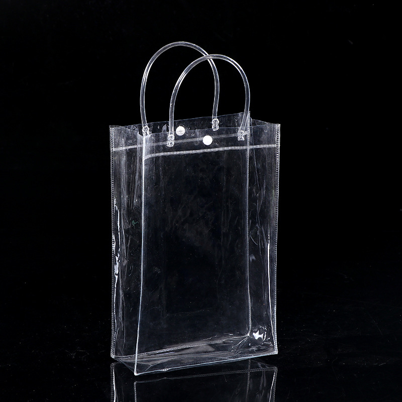Geantă de cadouri din PVC transparentă, cu design 3D, ambalaj minimalist pentru bomboane de nuntă