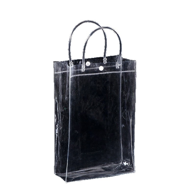 Geantă de cadouri din PVC transparentă, cu design 3D, ambalaj minimalist pentru bomboane de nuntă