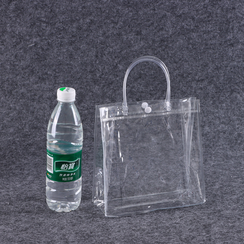 Geantă de cadouri din PVC transparentă, impermeabilă, pentru suveniruri de nuntă, personalizabilă