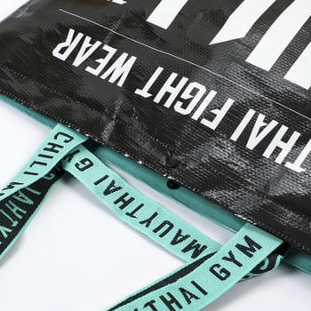 Geantă de cumpărături din materiale țesute, portabilă, ecologică, cu logo personalizabil pentru promovare