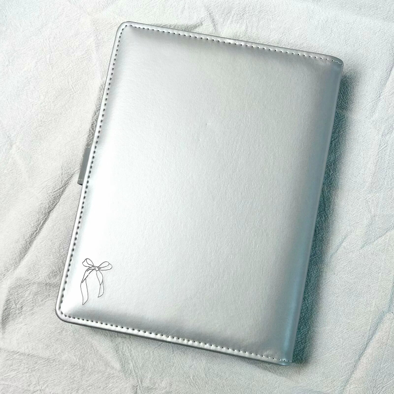 Album de carduri cu patru secțiuni, 3 inch, A5, argintiu