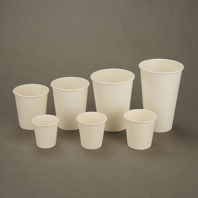 Cupa de hârtie albă, de unică folosință, cu logo, 16 oz, pentru băuturi calde (ceai cu lapte, lapte de soia, apă)