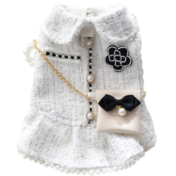 Princeska suknja za male pse, jesen-zima, debeli materijal, Teddy 7492