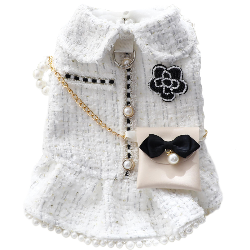 Princeska suknja za male pse, jesen-zima, debeli materijal, Teddy 7492