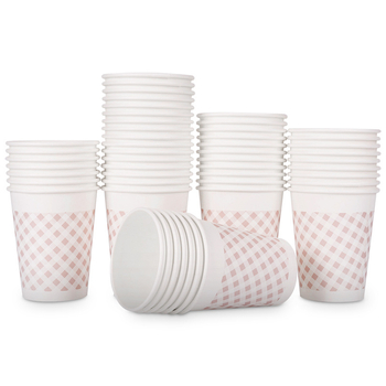 Deli 9570 Pahar de hârtie de unică folosință pentru ceai, 250 ml, 240 g, hârtie laminată cu film PE 18 g, 1 bucată