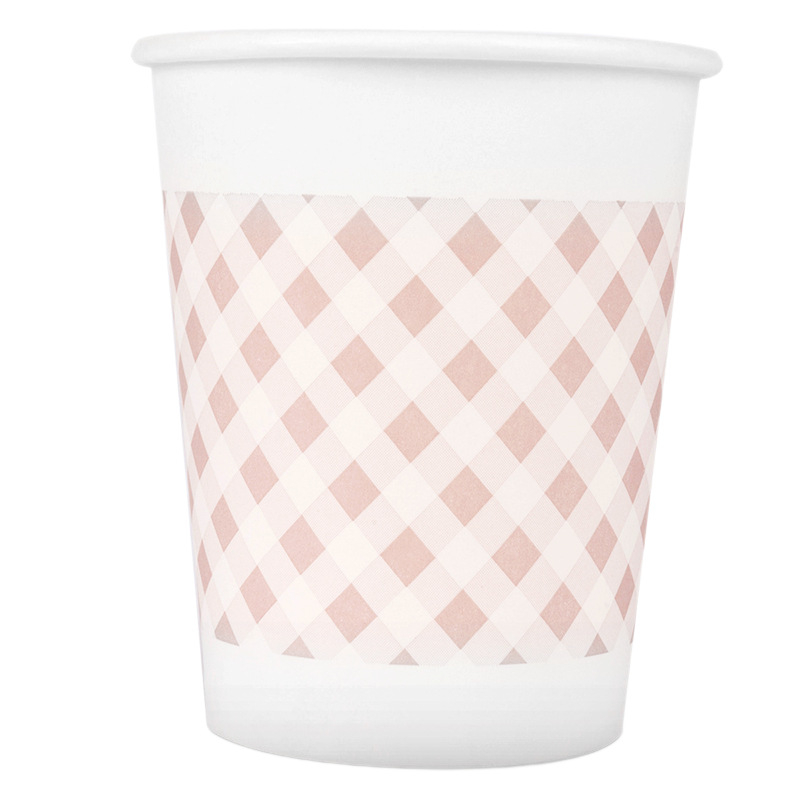 Deli 9570 Pahar de hârtie de unică folosință pentru ceai, 250 ml, 240 g, hârtie laminată cu film PE 18 g, 1 bucată