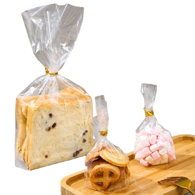 Pungă OPP cu bază auto-susținută, deschidere plată, pentru produse de panificație, biscuiți, bomboane și prăjituri