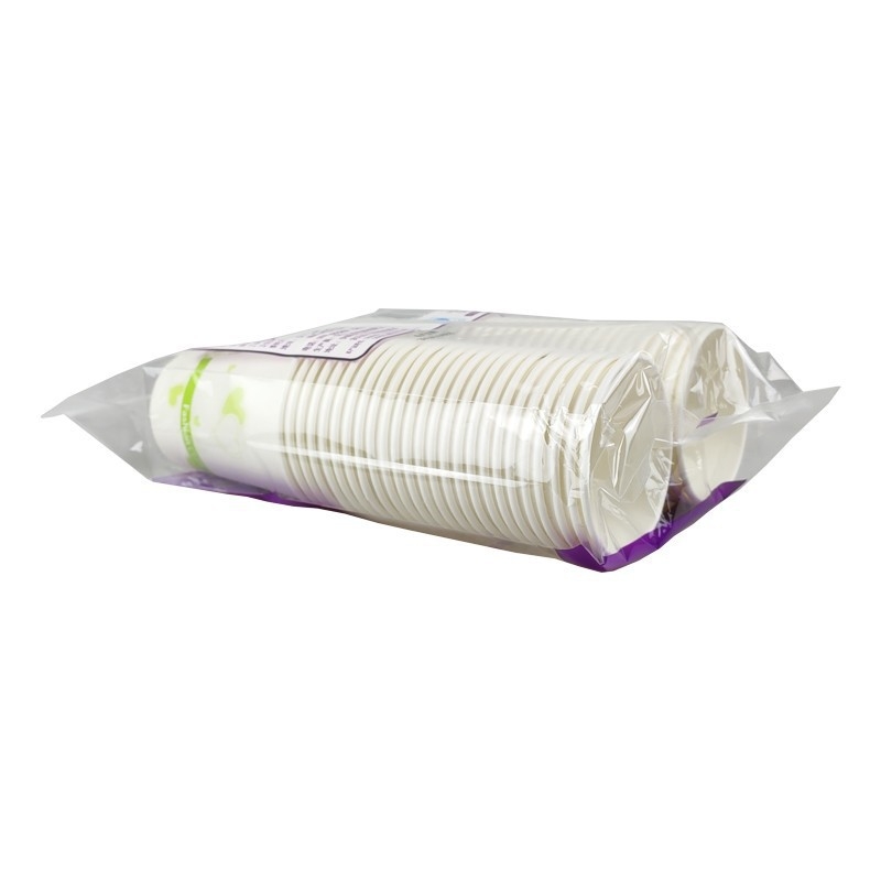 Li Bi Zheng căni de hârtie de unică folosință, îngroșate, 50 buc., 230 ml, pentru birou și casă