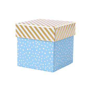 Cutie cadou cu capac din două părți, carton alb, ambalaj pentru produse de sănătate, bomboane, ceai și cosmetice, imprimare colorată și procesare la comandă