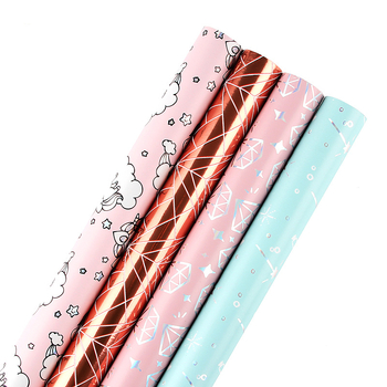 Hartie de ambalaj personalizabilă din hârtie cu acoperire din aluminiu, 80 g, pentru bomboane de mere de Crăciun și cutii cadou de Ziua Îndrăgostiților și de naștere