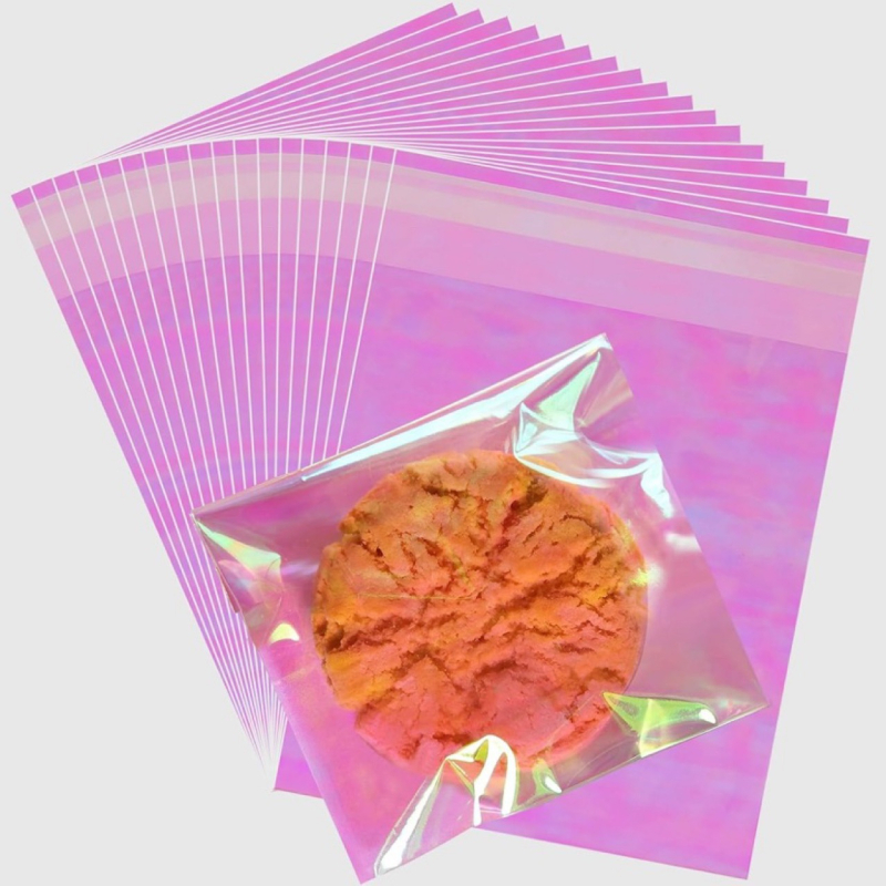 Geantă de ambalare pentru biscuiți, gradient curcubeu, personalizabilă