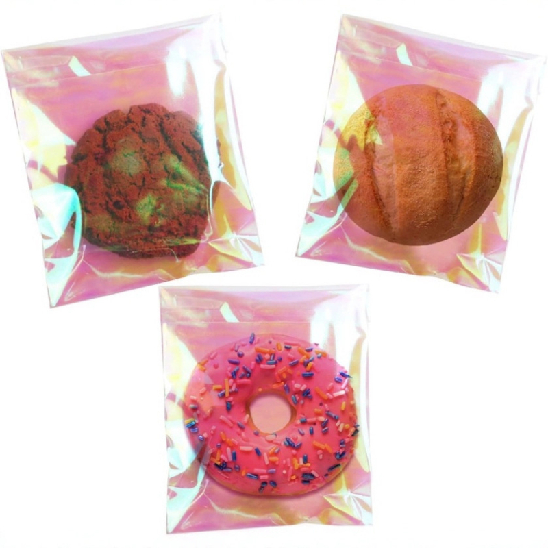 Geantă de ambalare pentru biscuiți, gradient curcubeu, personalizabilă