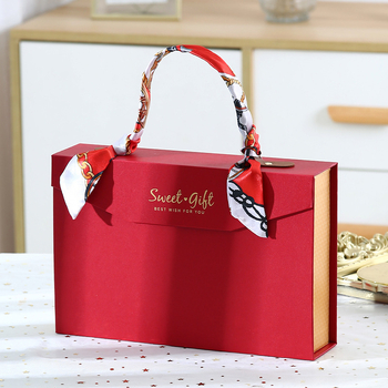 Set portabil de cutii cadou cu capac — cutii goale pentru nunți, cadouri pentru domnișoarele de onoare și cutii pentru bomboane, cu șal de mătase, disponibile în dimensiuni mici, medii și mari
