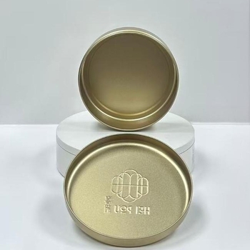 Cutie metalică rotundă pentru biscuiți, cu logo personalizat, ambalaj universal pentru biscuiți și bomboane, cadou elegant