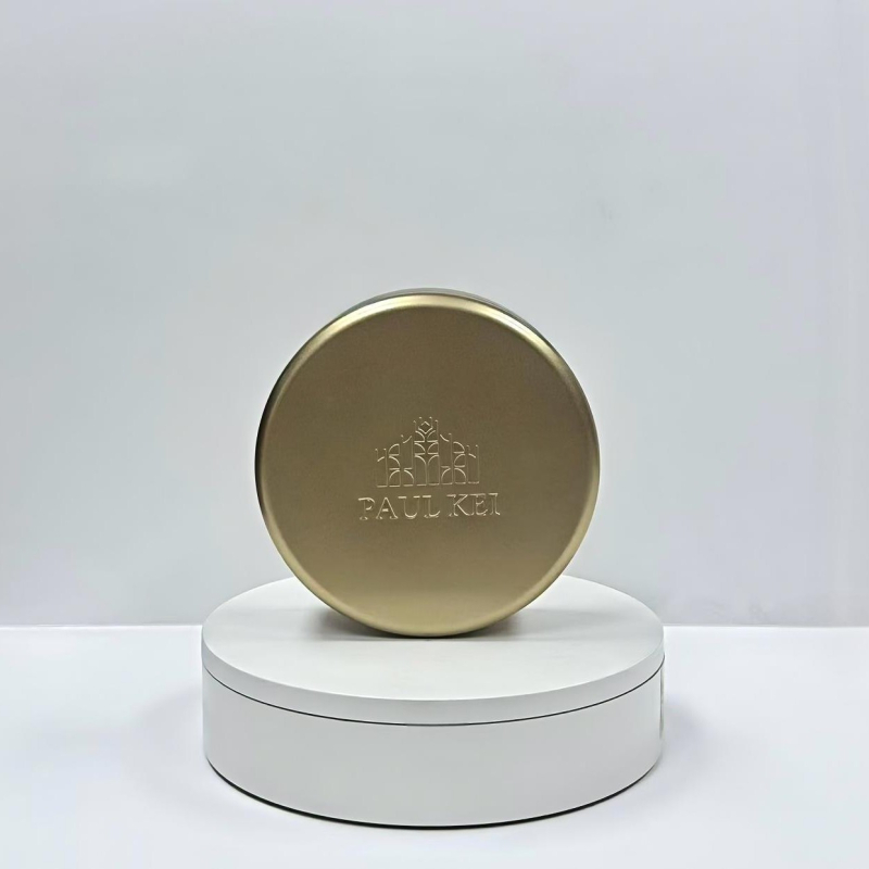 Cutie metalică rotundă pentru biscuiți, cu logo personalizat, ambalaj universal pentru biscuiți și bomboane, cadou elegant