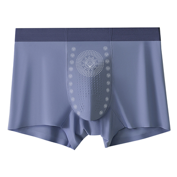 6-kom paket muških boxerica Ice Silk, bezšivne, brzo se suše, prozračne, antibakterijske, jednoposni dizajn, srednji pojas