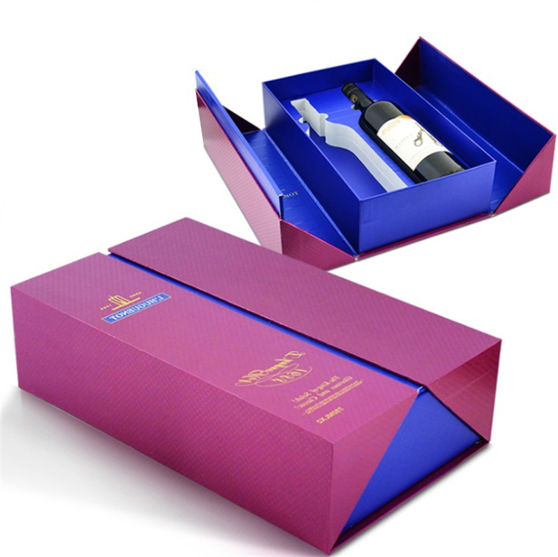 Cutie personalizată pentru ambalaj Mooncake, cutie cadou ceai, cutie de cosmetice în formă de carte, cutie imprimată pentru produse de sănătate, cutie Heaven and Earth, cutie de vin
